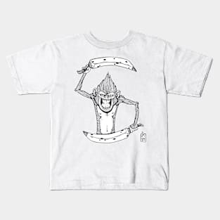 Monkey Warrior Kids T-Shirt